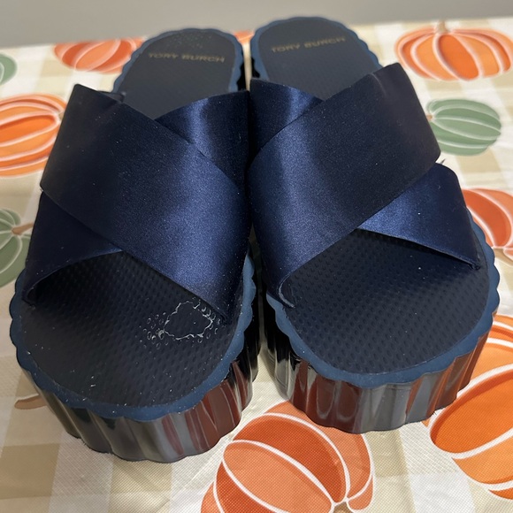 Tory Burch Platform Sandals Size 8 - Picture 1 of 7